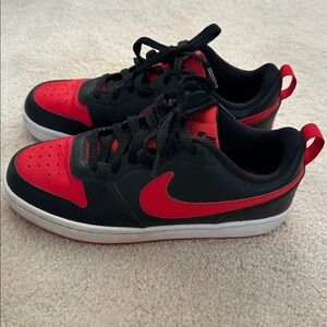 Nike Red and Black Athletic Shoes, as new